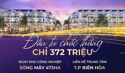 Đầu tư chắc thắng chỉ với 372 triệu tại Estella City Sông Mây