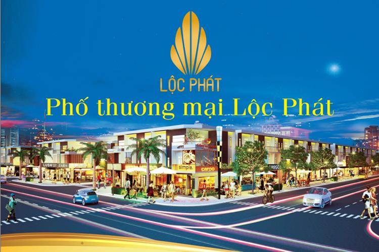 Phối cảnh dự án Phố Thương Mại Lộc Phát