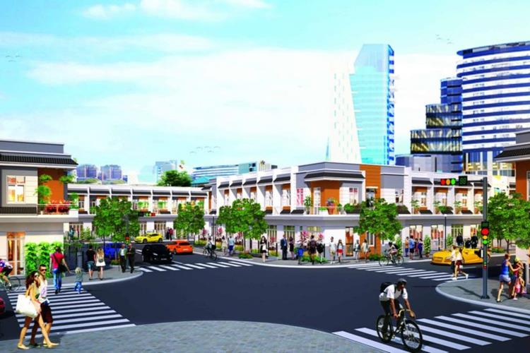 Trung tâm thương mại nội khu sầm uất của dự án Hài Mỹ New City