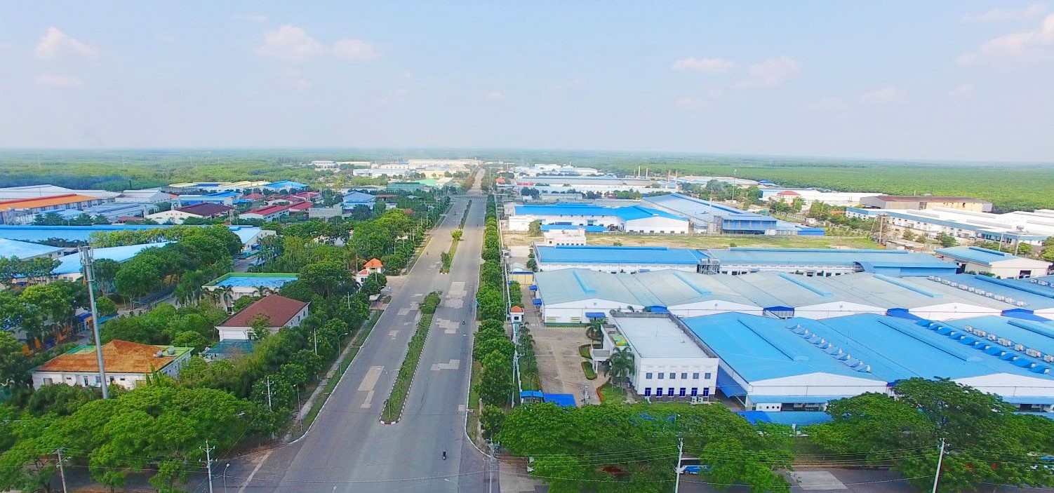 Một cụm khu công nghiệp nhộn nhịp tại Phú Giáo.
