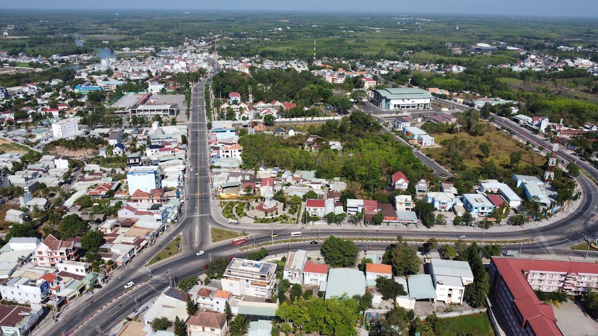 Một góc thành phố Bến Cát ngày nay. Ảnh: Thái Hà